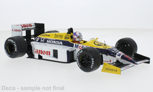 Williams FW11 No.5 Canon Brasil GP 1986 N. Mansell - 1:18